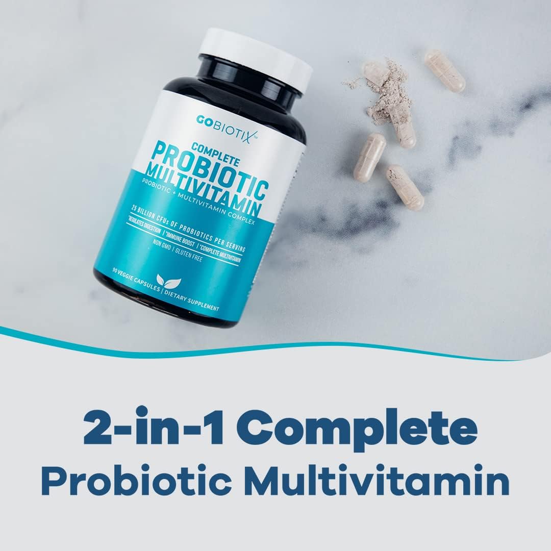 GOBIOTIX Probiotic Multivitamin Supplement - 90 Capsules