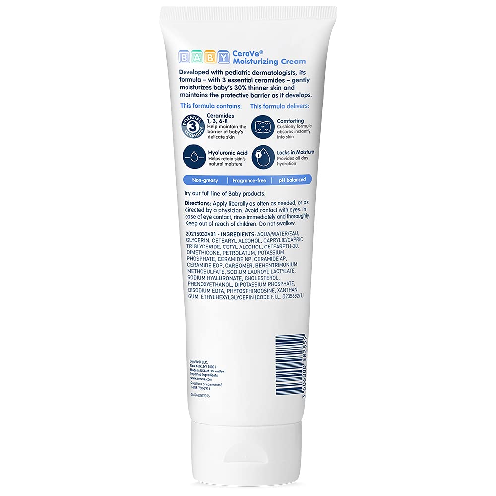 CeraVe Baby  Gentle Moisturizing Cream with Ceramides