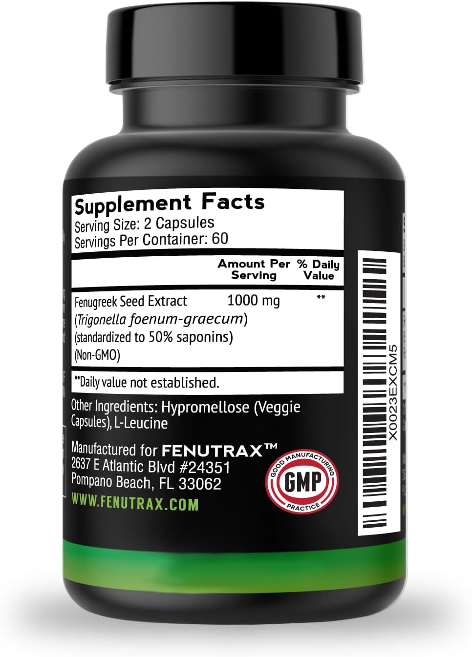 VitaMonk FenuTrax™ Fenugreek Extract 2 Months Supply -120 capsules