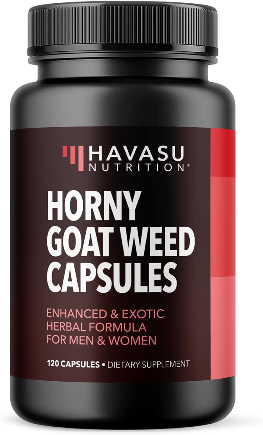 Horny Goat Weed Supplement for Him & Her 60 count