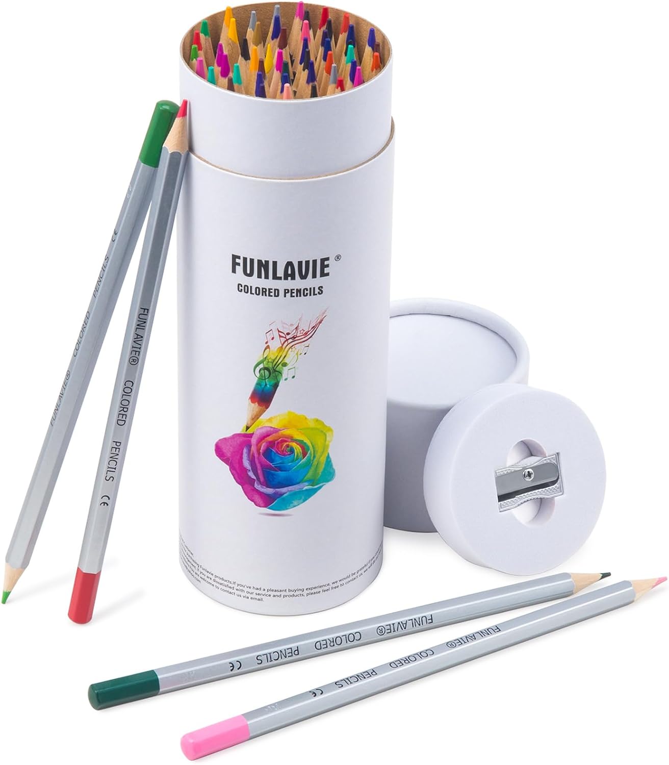 FUNLAVIE Colored Pencils 48 Coloring Pencils