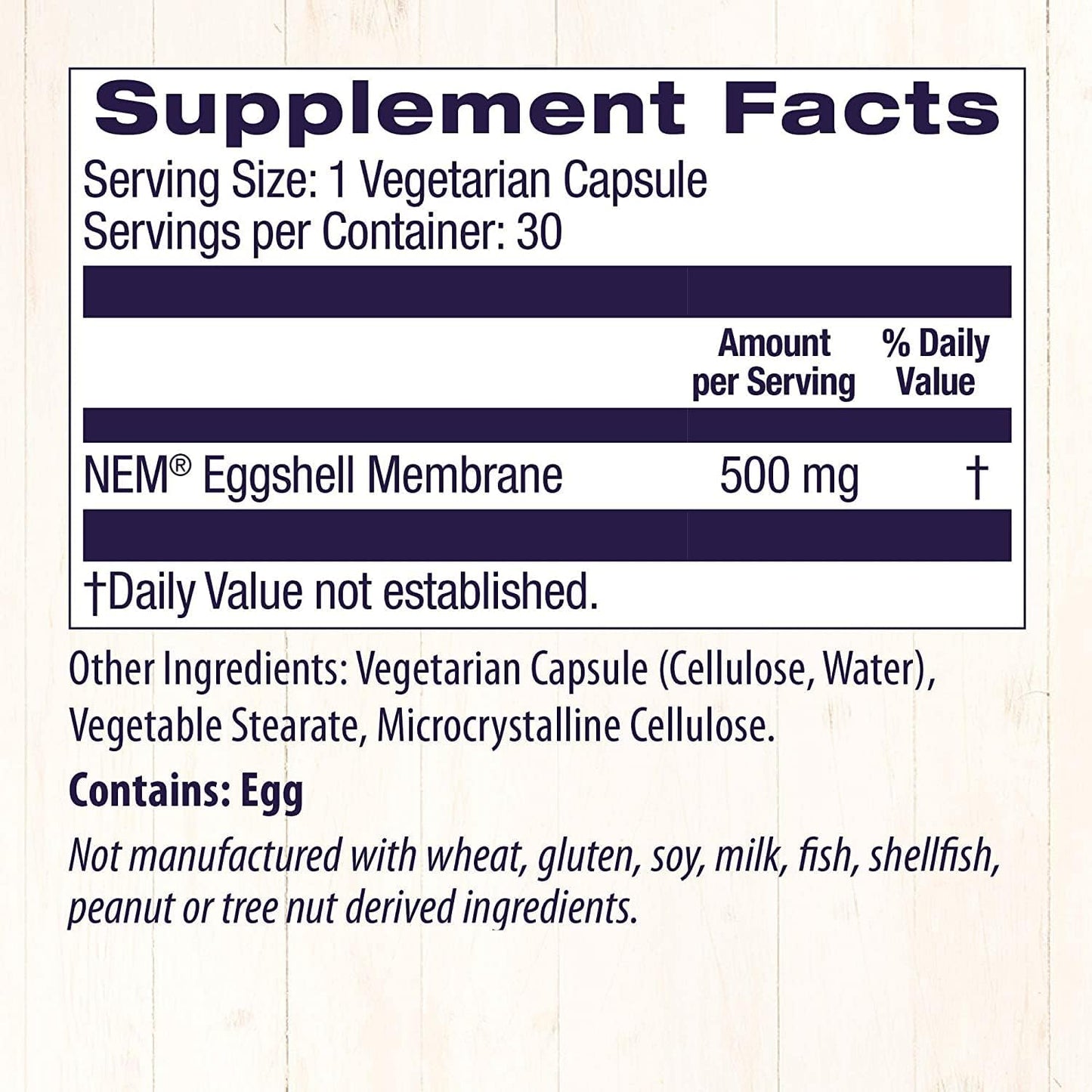 Healthy Origins Eggshell Membrane  30 Veggie Capsules