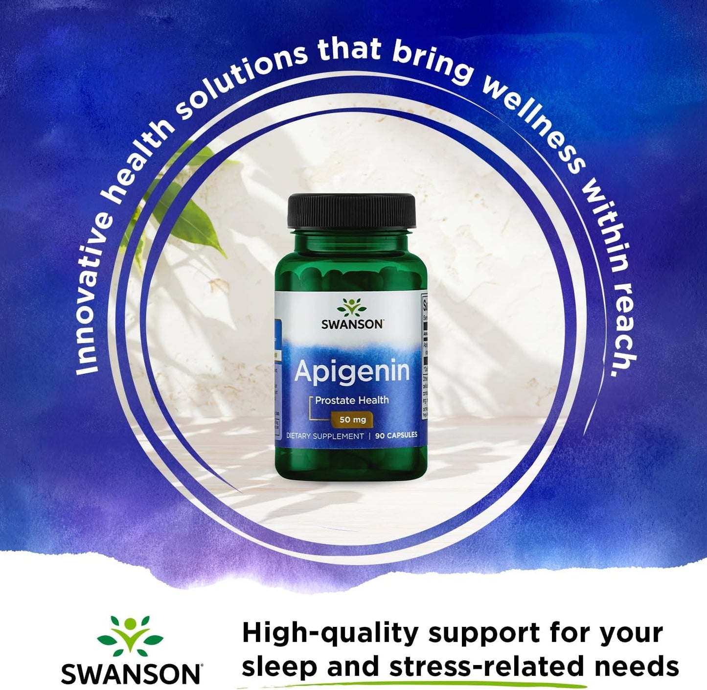 Swanson Apigenin-Bioflavonoid Supplement Natural Prostate Support-Metabolism ,90 count