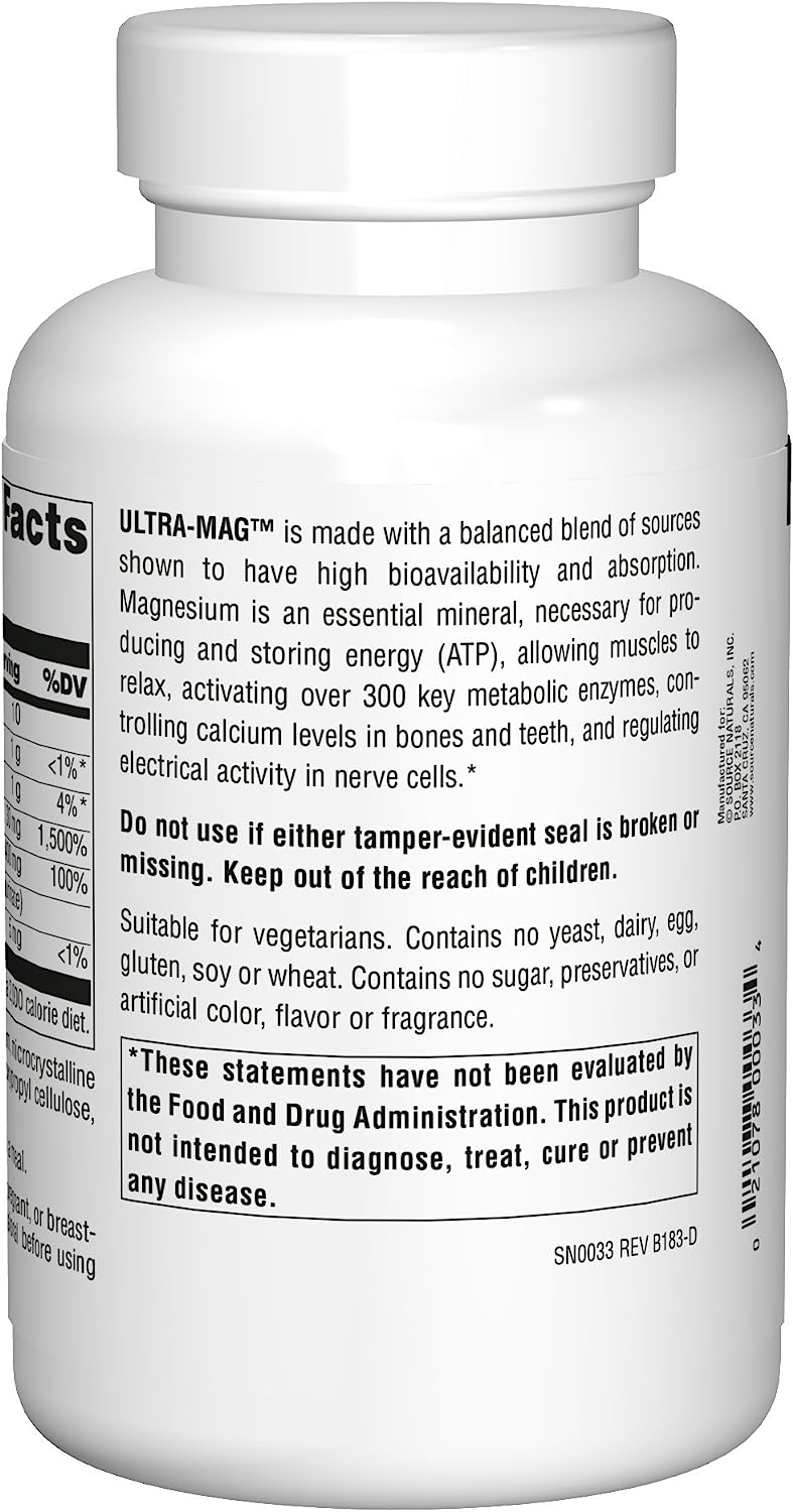 Source Naturals Ultra-Mag High-Efficiency Magnesium Complex