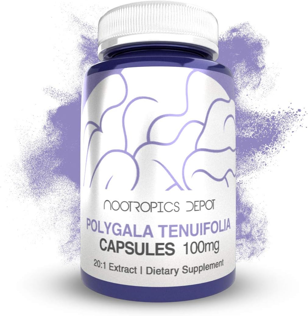 Nootropics Depot Polygala tenuifolia   90 Capsules