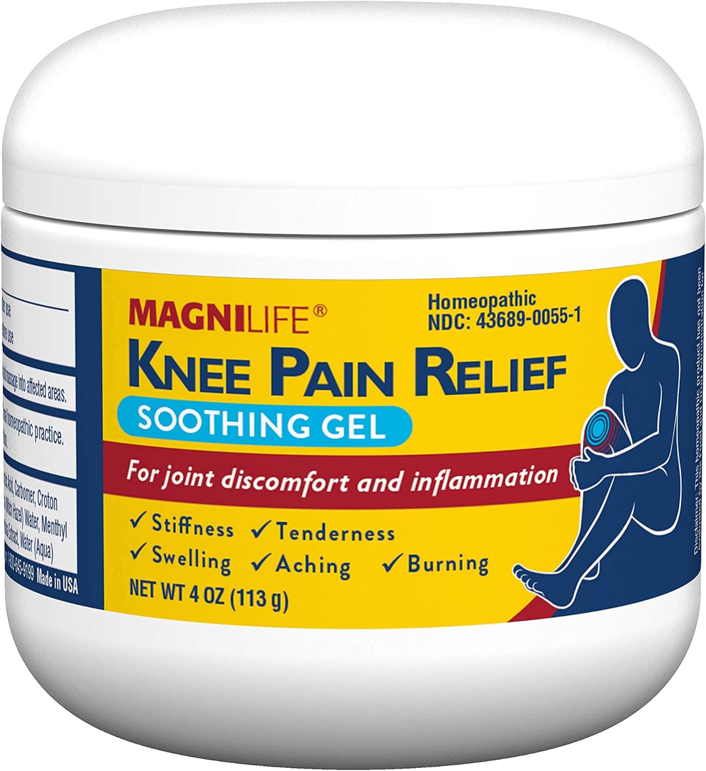 MagniLife Knee Pain Relief Soothing Gel,4oz.