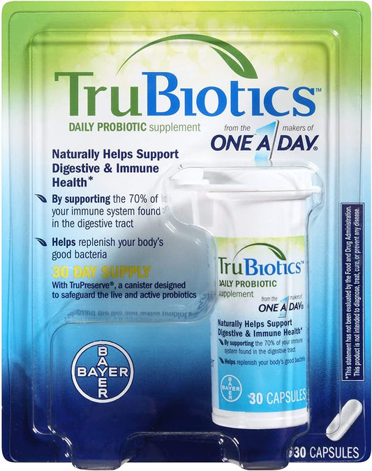 TruBiotics Daily Probiotic, Gluten Free 90 capsules