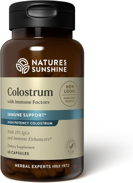 Nature's Sunshine Colostrum with Immune Factors, 60 Capsules