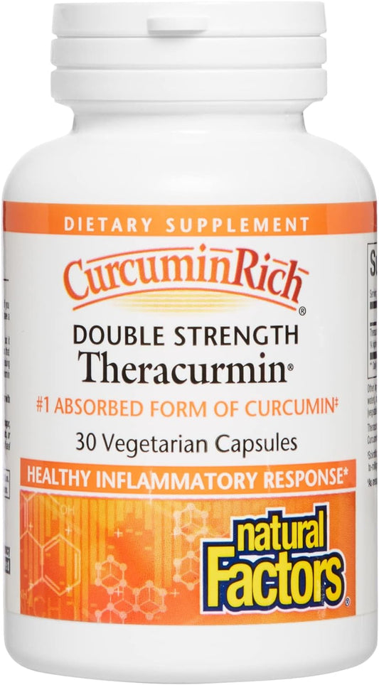 Natural Factors, CurcuminRich Double Strength Theracurmi 30 count