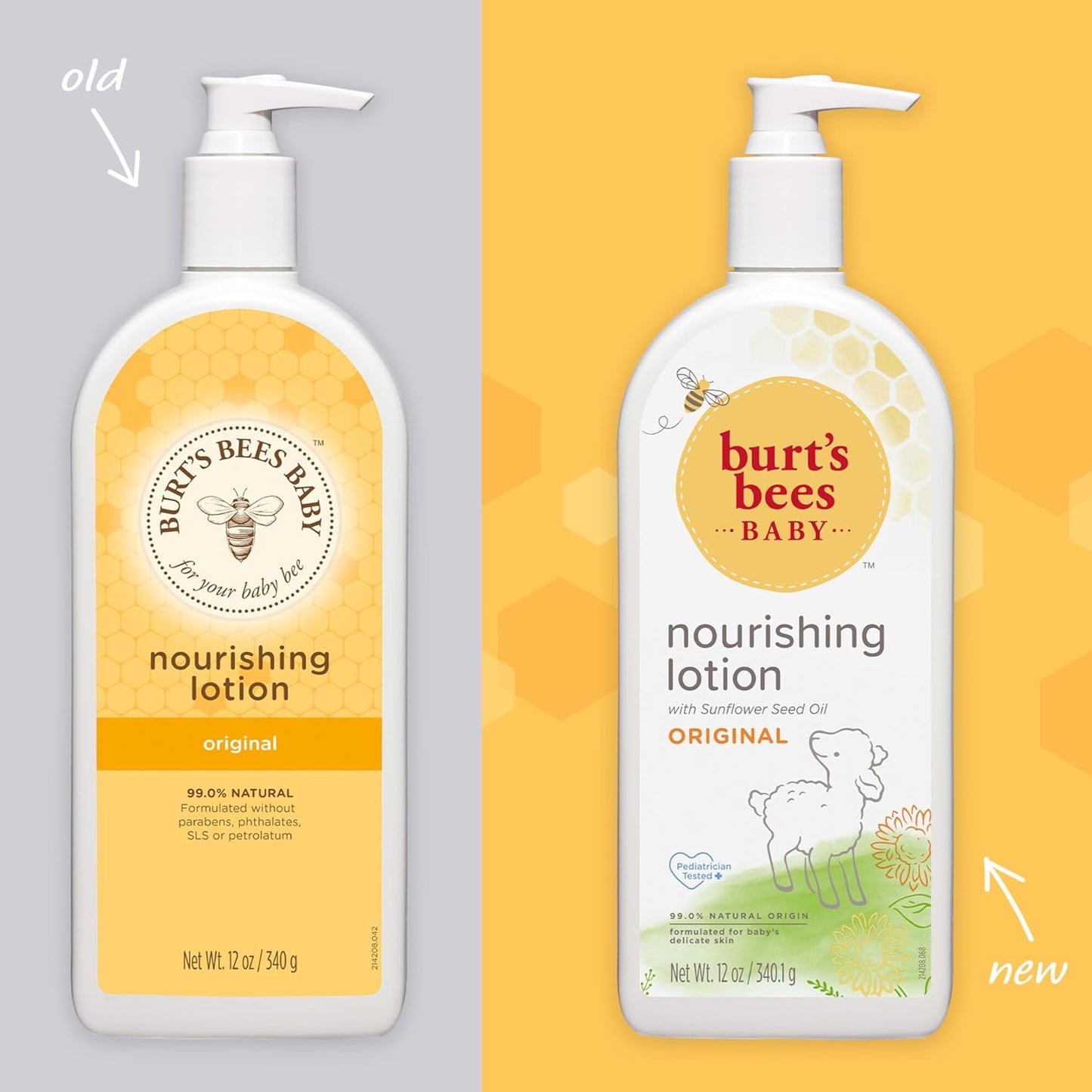 Burt's Bees Baby Nourishing Lotion with Sunflower Seed Oil,