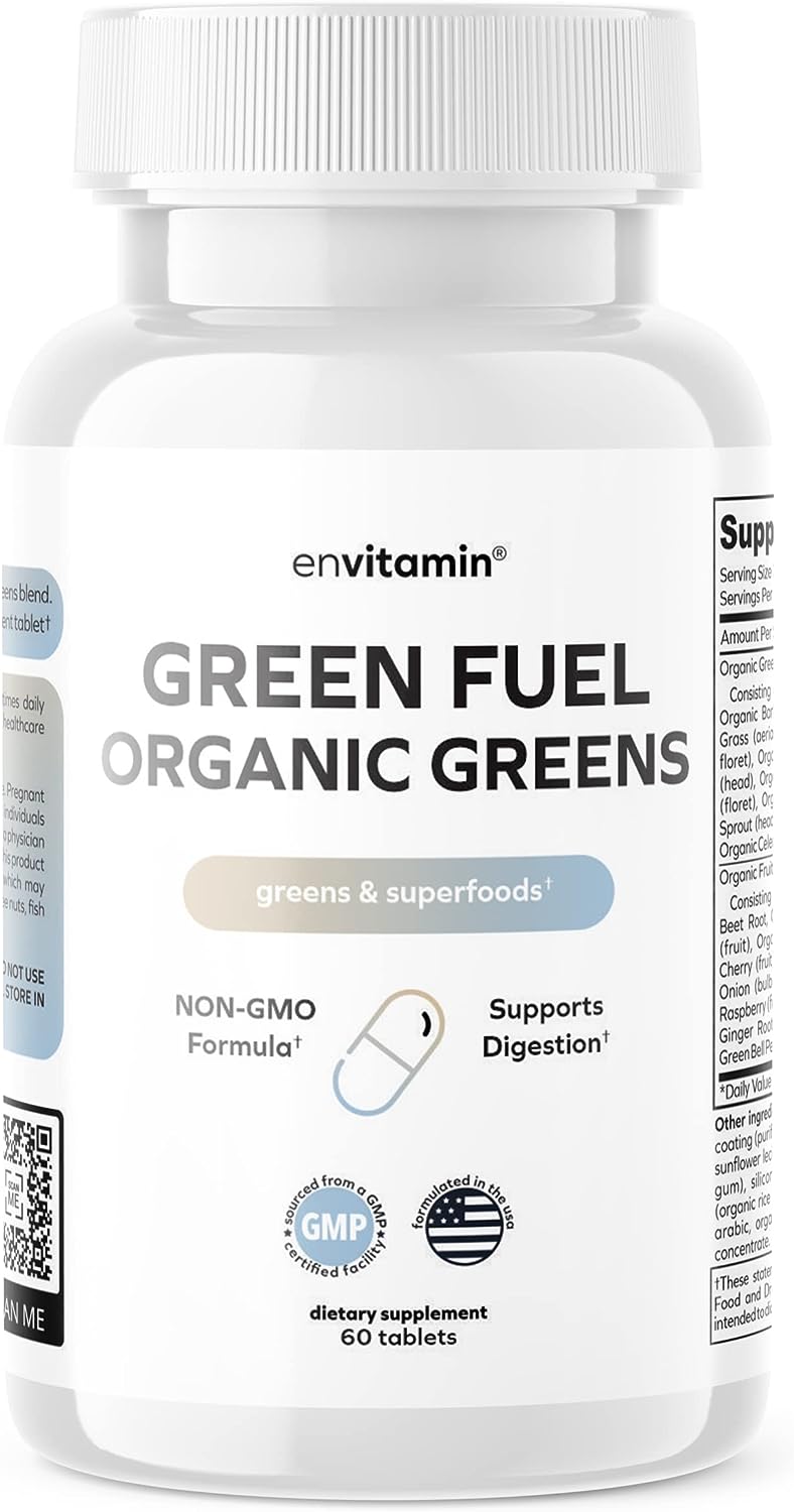 envitamin Green Fuel Organic Greens Tablets - 60 count