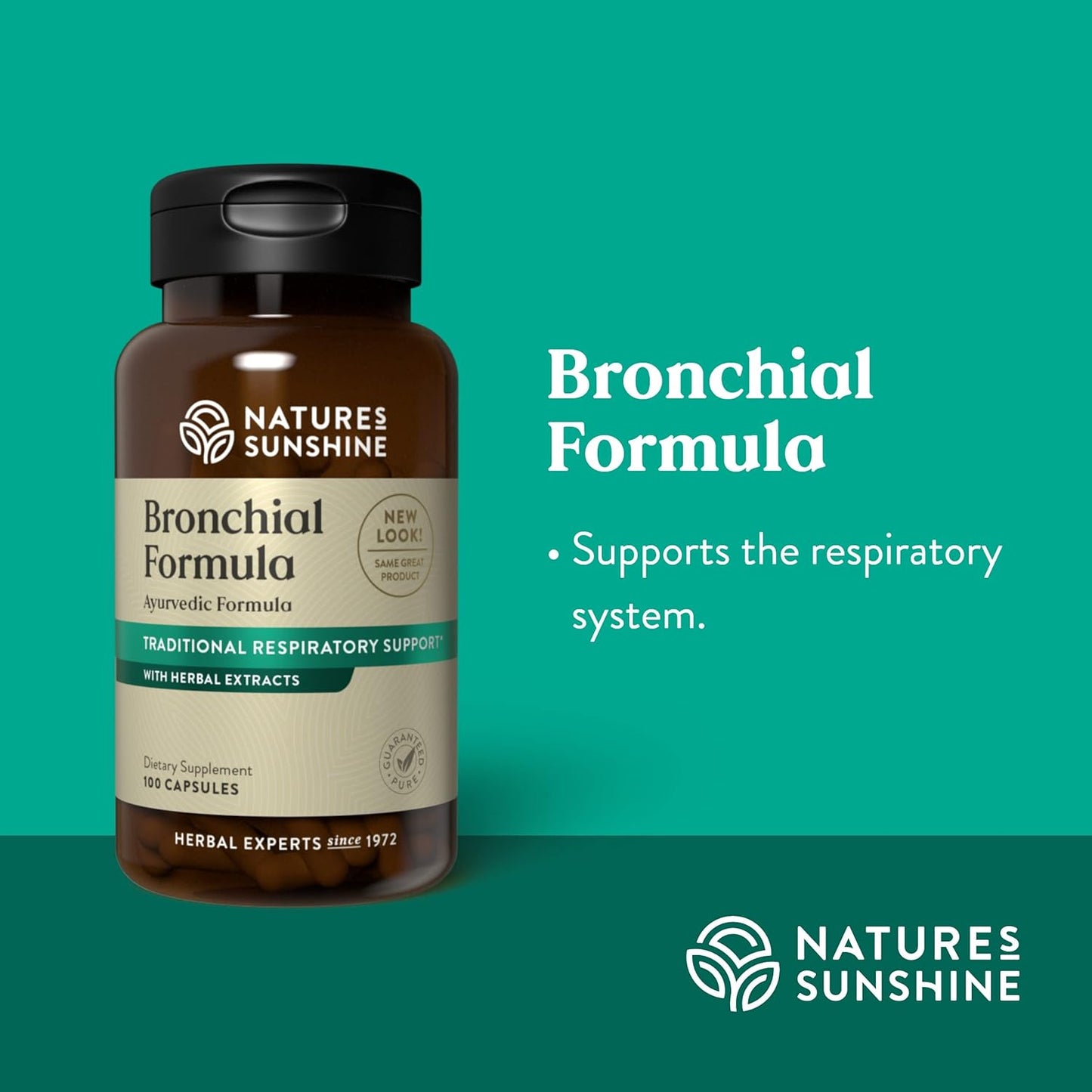 Nature's Sunshine Bronchial Formula, 100 Capsules