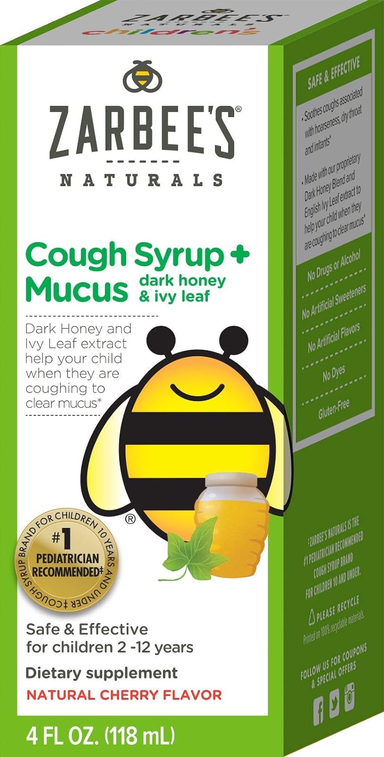 Zarbee's Children's Cough Syrup + Mucus Daytime