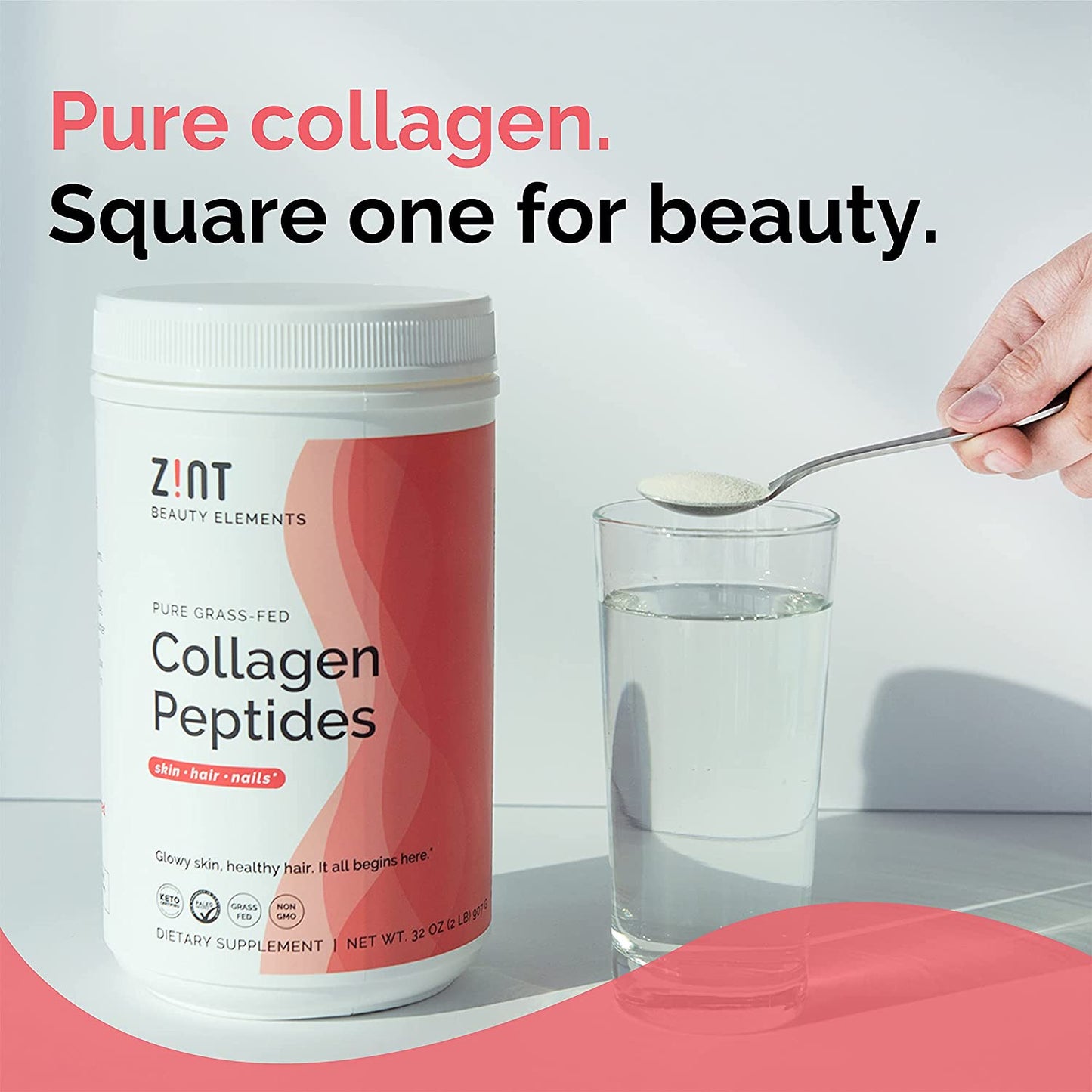 Zint Collagen Peptides Powder (32 oz)