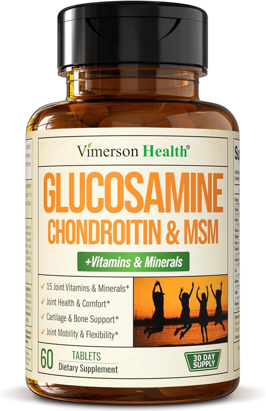 Glucosamine Chondroitin MSM - Joint Support Supplement - 60 Tablets