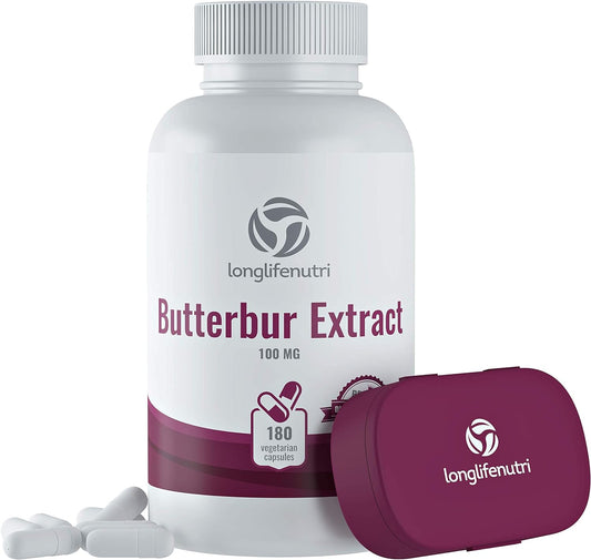 Butterbur Extract  180 Vegetarian Capsules