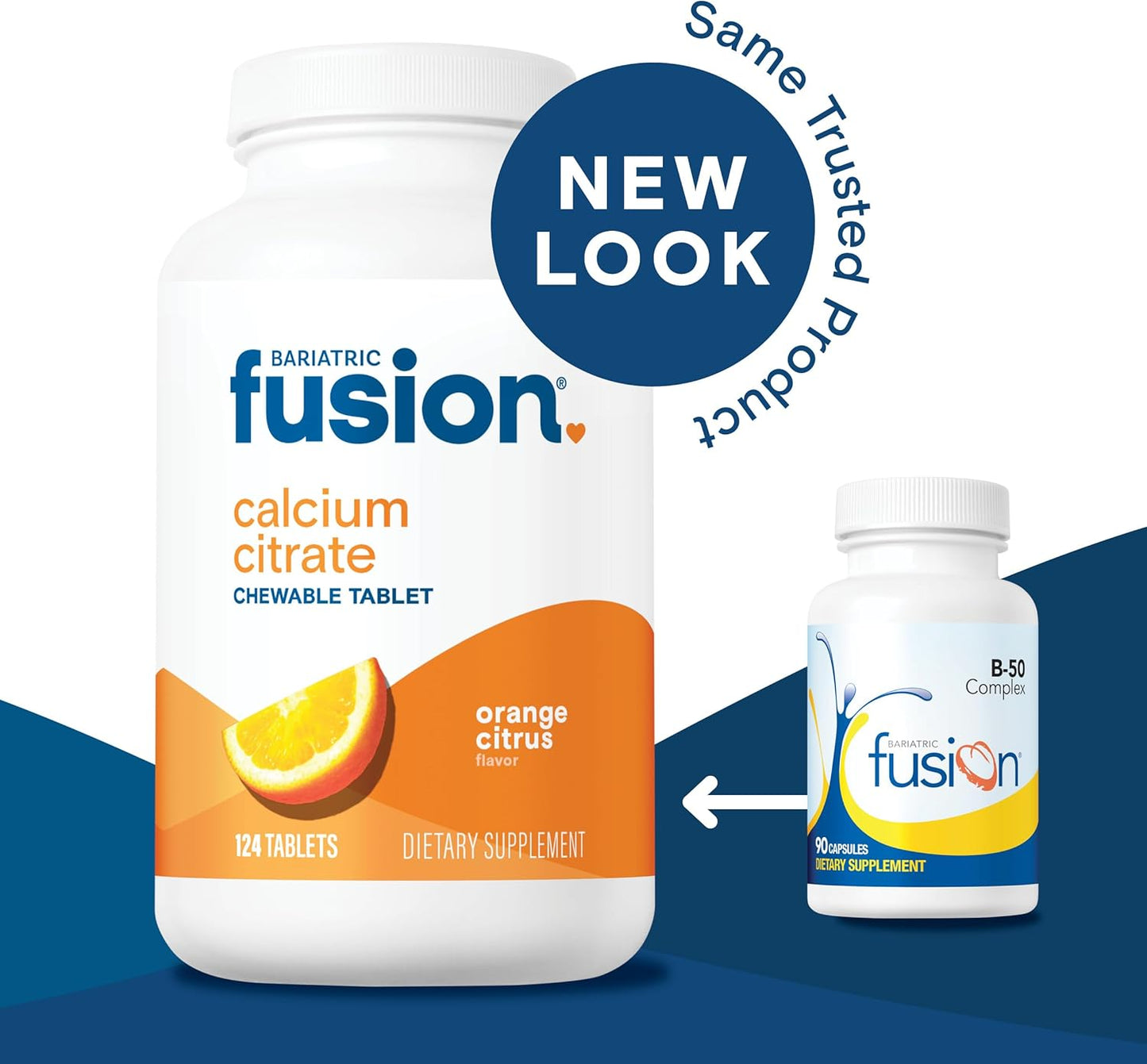 Bariatric Fusion Calcium Citrate Chewable Tablet -  124 Count