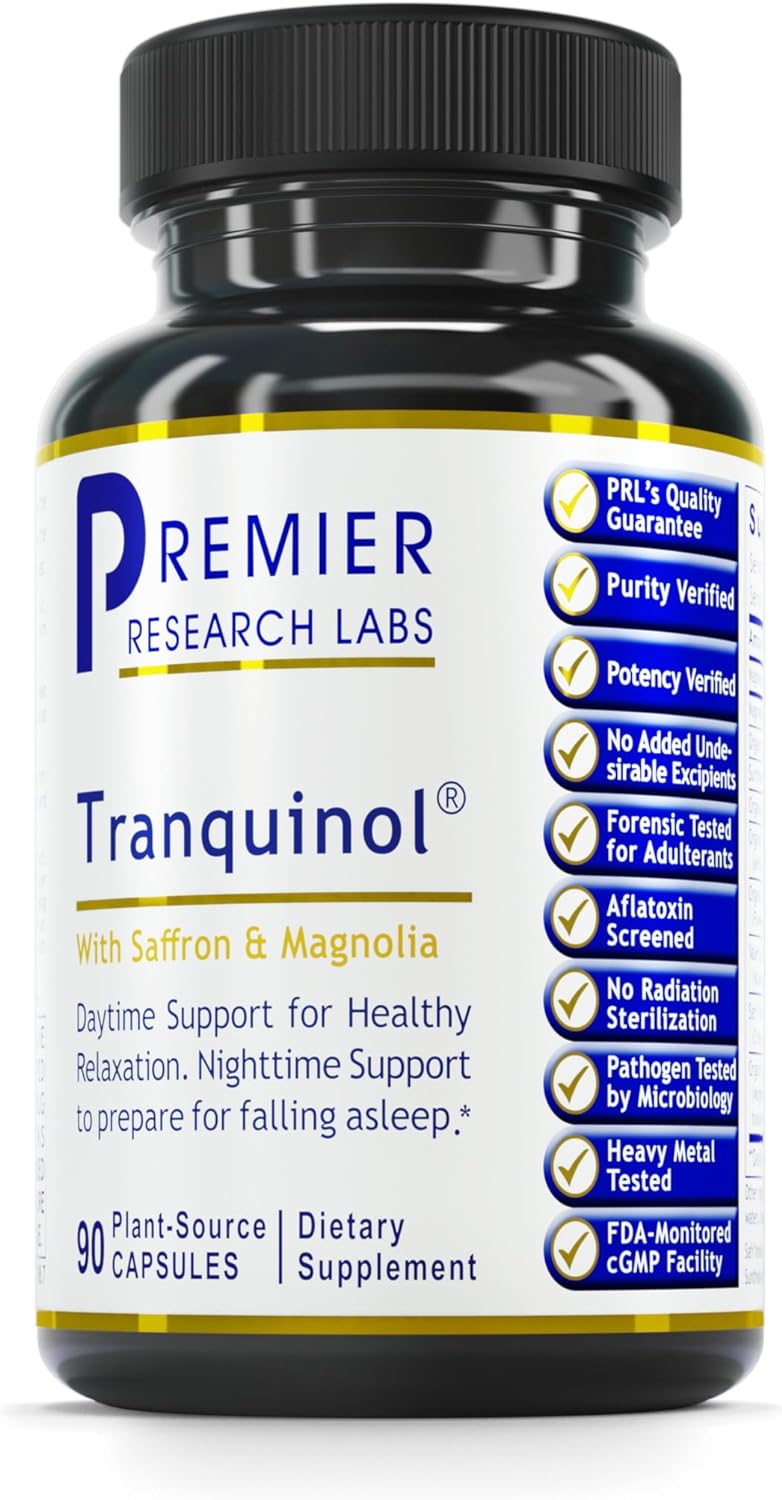 Premier Research Labs Tranquinol  Natural Sleep Aid Supplement - 90 capsules