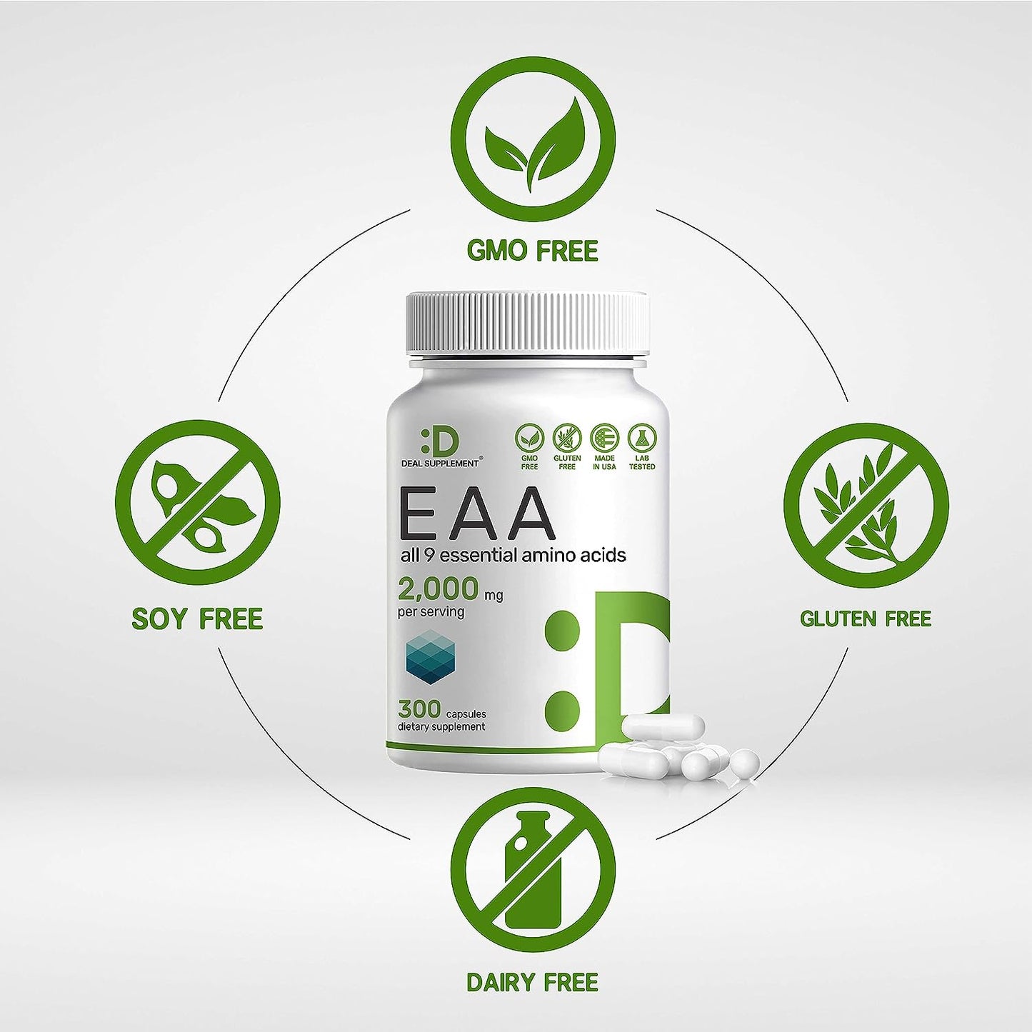 Essential Amino Acids 300 Capsules