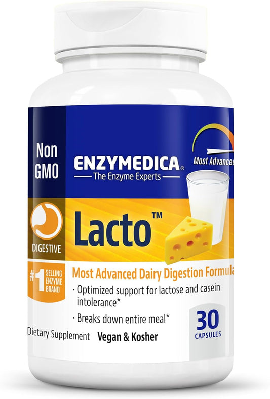 Enzymedica Lacto, Maximum Strength Formula 30 count