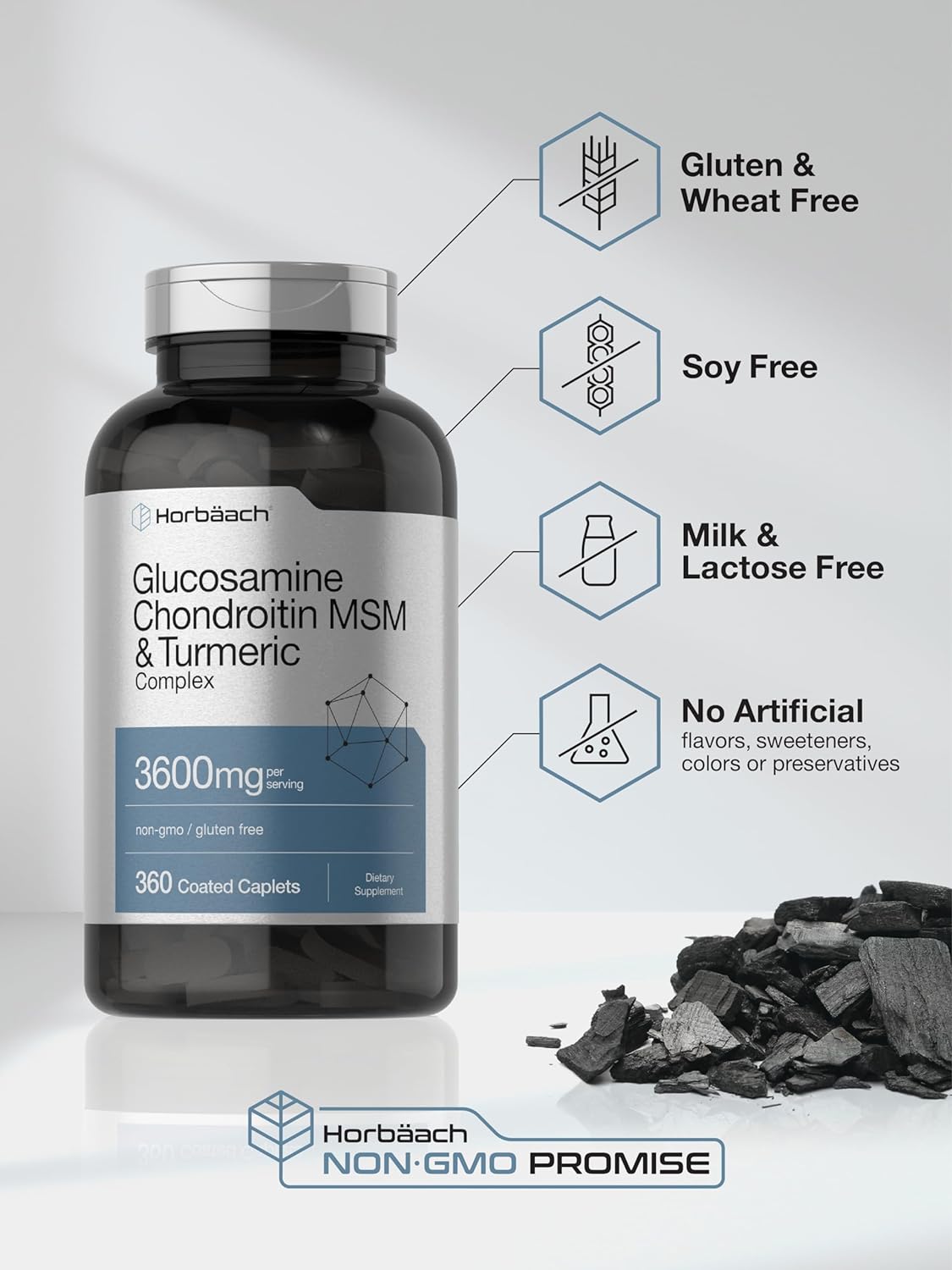 Glucosamine Chondroitin MSM  & Turmeric 360 Caplets