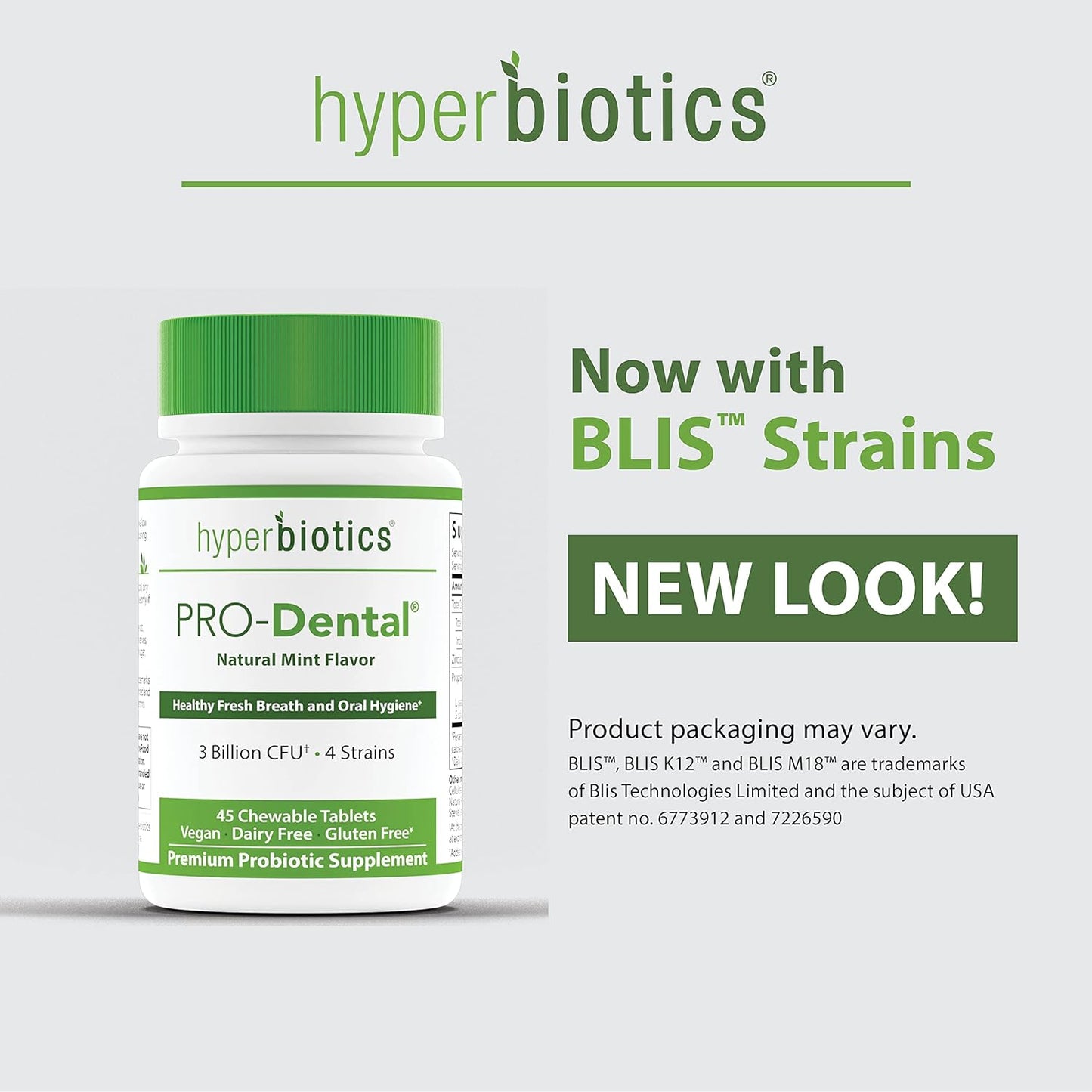 Hyperbiotics Pro Dental Probiotic with BLIS K12 and M18 45 count