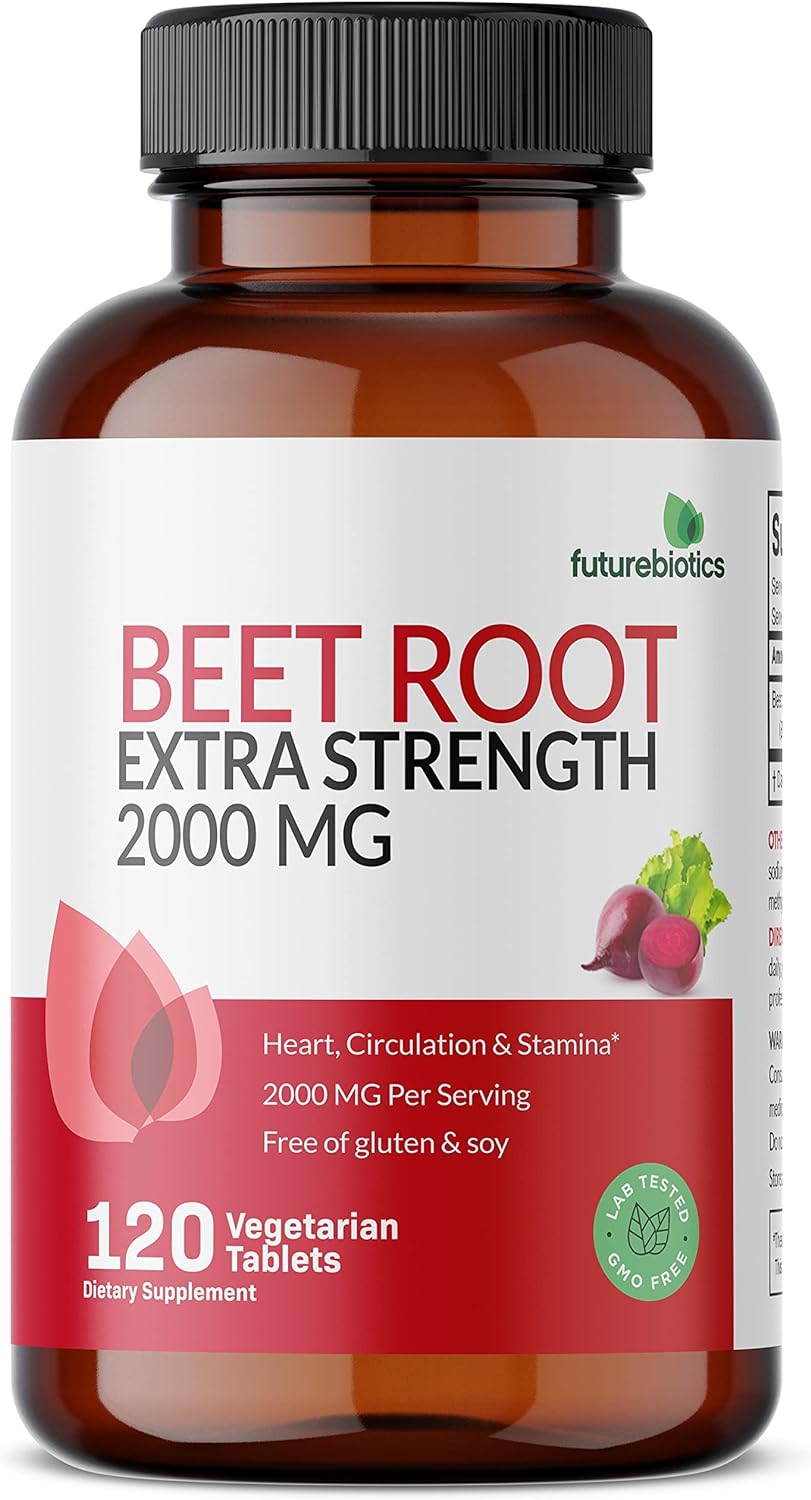 Futurebiotics Beet Root Extra Strength  -  120 Vegetarian Tablets