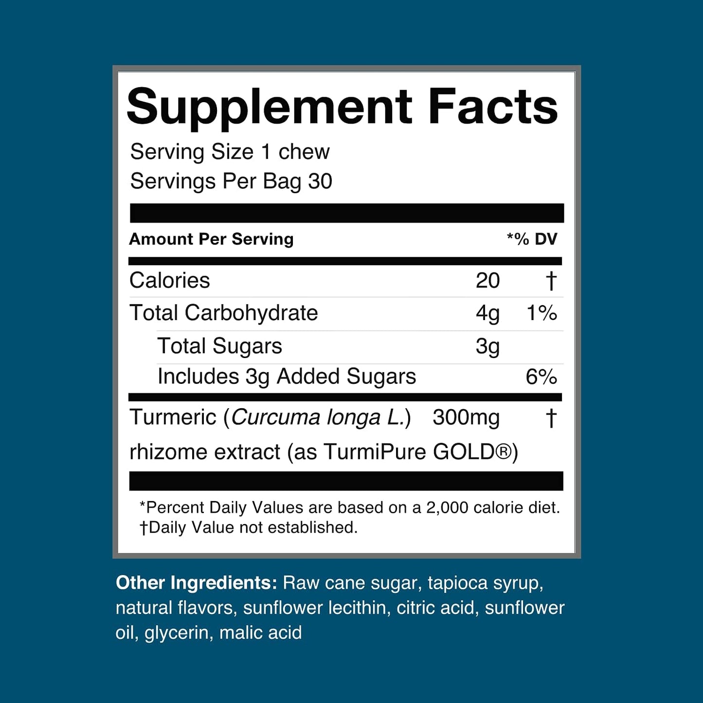 humanN Turmeric Curcumin Chews Supplement – 30 count