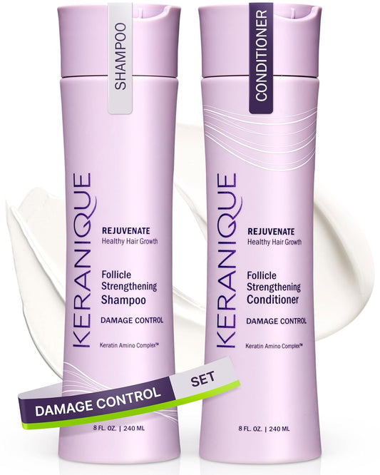 Keranique Shampoo and Conditioner for Damaged Hair