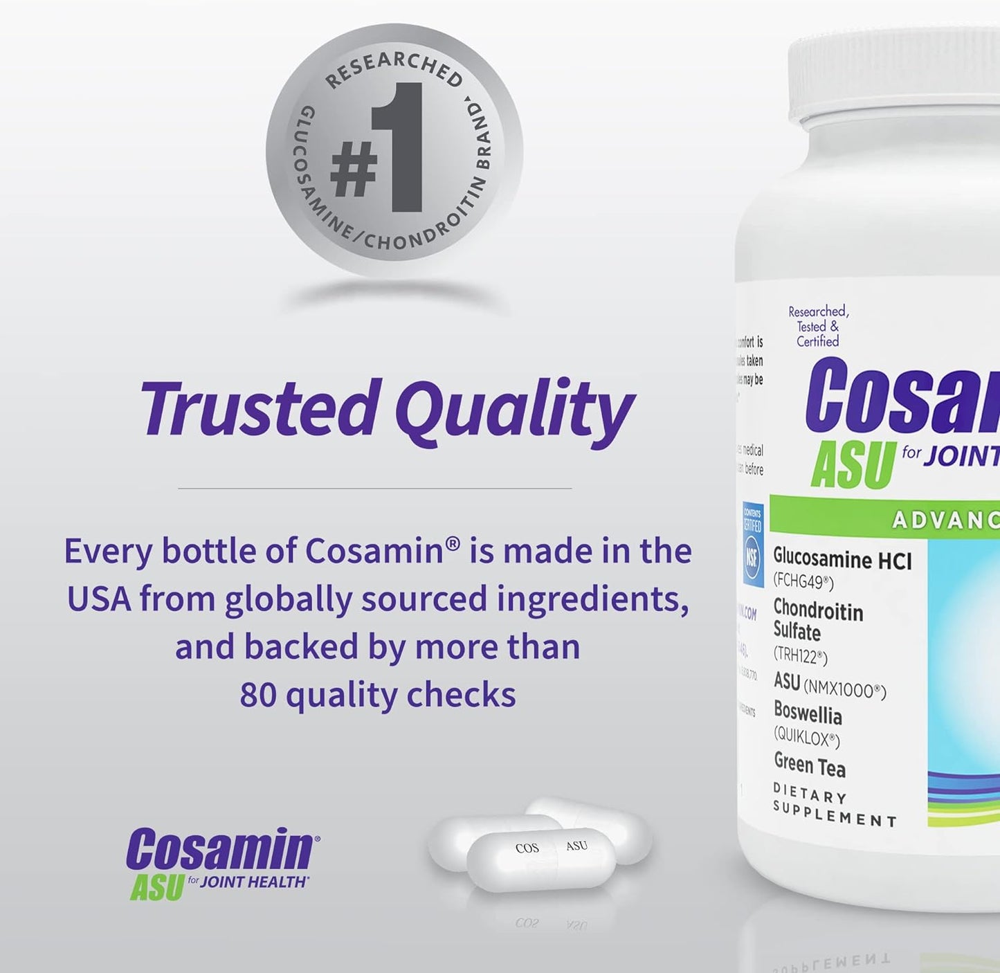 Cosamin ASU Joint Health Supplement –90 Capsules