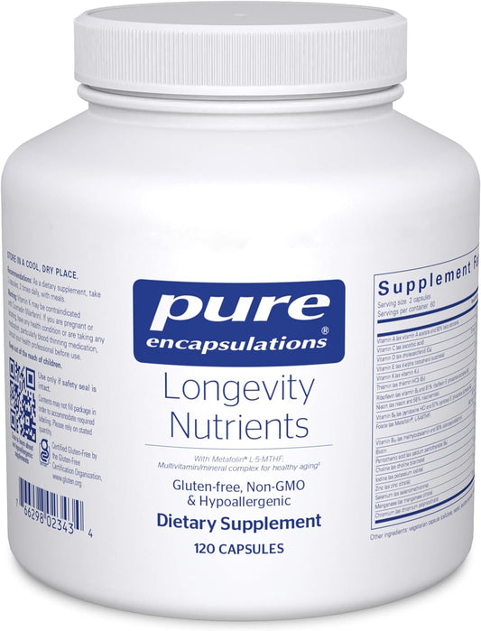 Pure Encapsulations Longevity Nutrients  120 Capsules