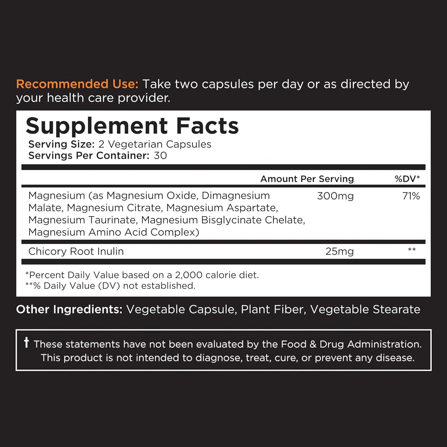 Livingood Daily Magnesium 300mg - 60 Capsules