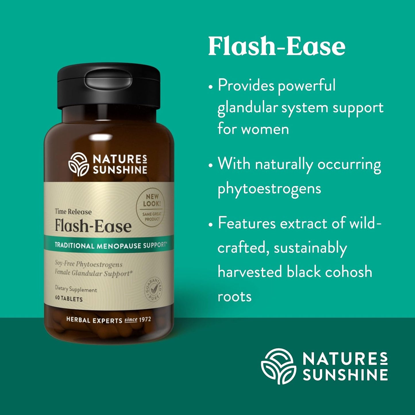 Nature's Sunshine Flash Ease TR, 60 Tablets