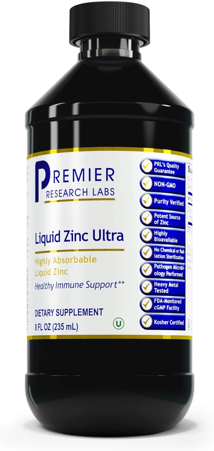 Premier Research Labs Liquid Zinc Ultra: Liquid Zinc Supplement - 8 fl oz