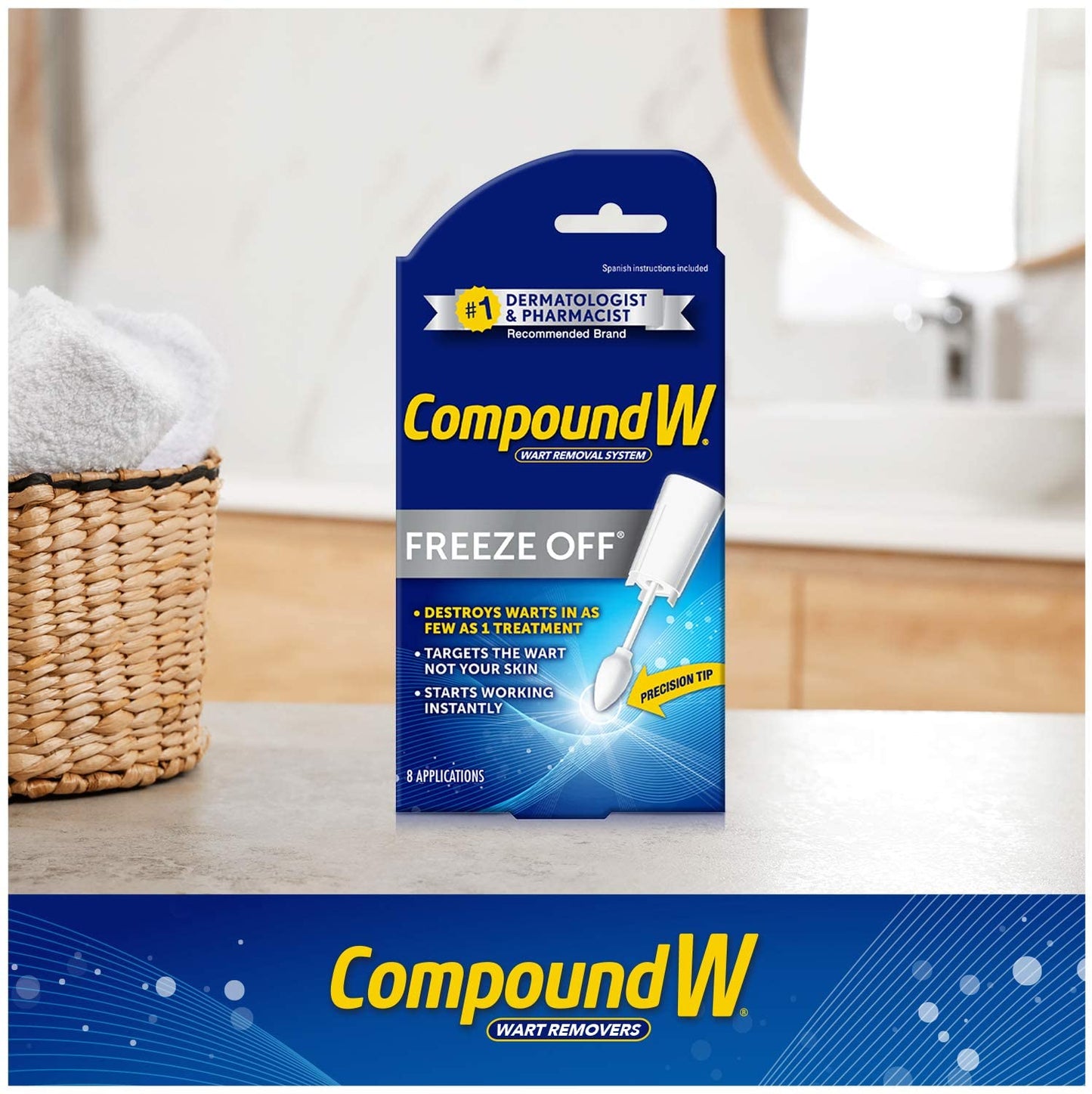 Compound W Freeze Off Wart Remover, 8 Applications