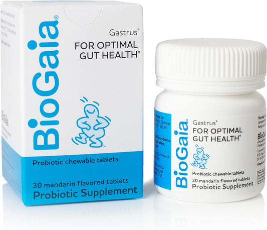 BioGaia Gastrus Chewable Adult Probiotic 30 Tablets