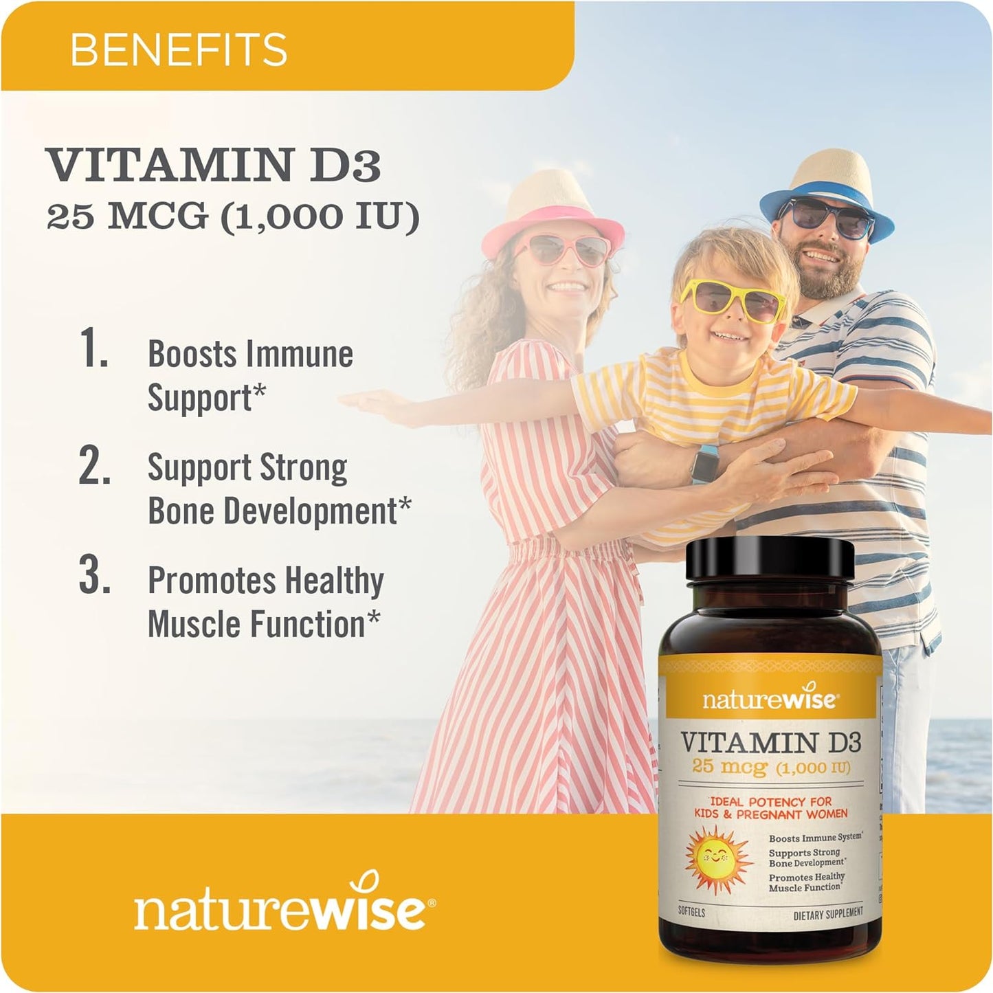 NatureWise Vitamin D3 1000iu 360 Count