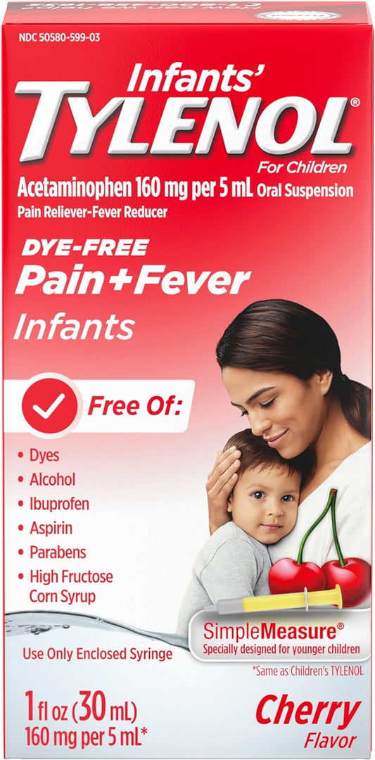 Tylenol Infants' Liquid Medicine with Acetaminophen Pain + Fever