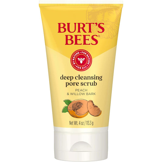 Burt's Bees Deep Cleansing Pore Scrub , 4 Ounces, Pack of 3