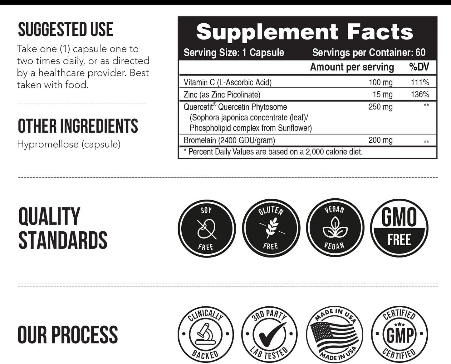 Quercetin Complete® Quercetin Phytosome 60 Capsules