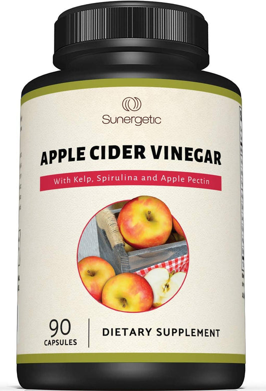 Sunergetic Premium Apple Cider Vinegar Capsules - 90 capsules