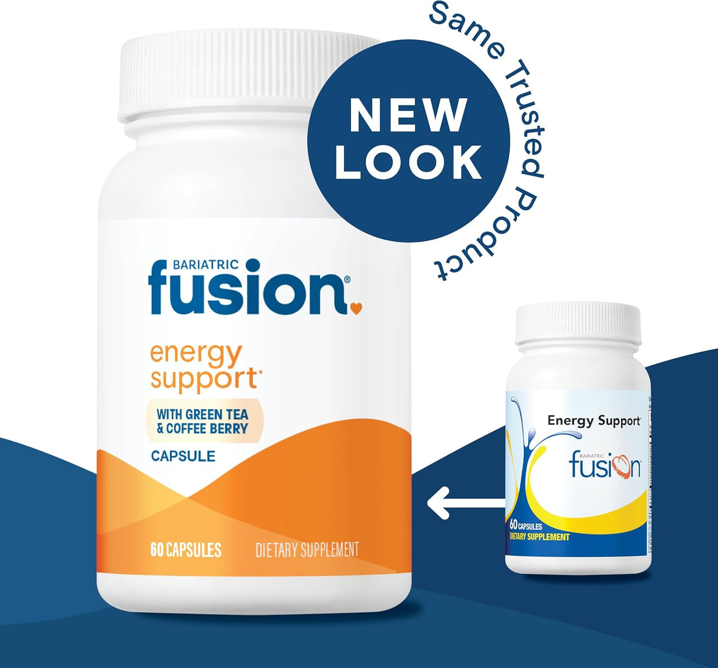 Bariatric Fusion B Vitamins for Energy Support  B-Complex with 70mg - 60 Count