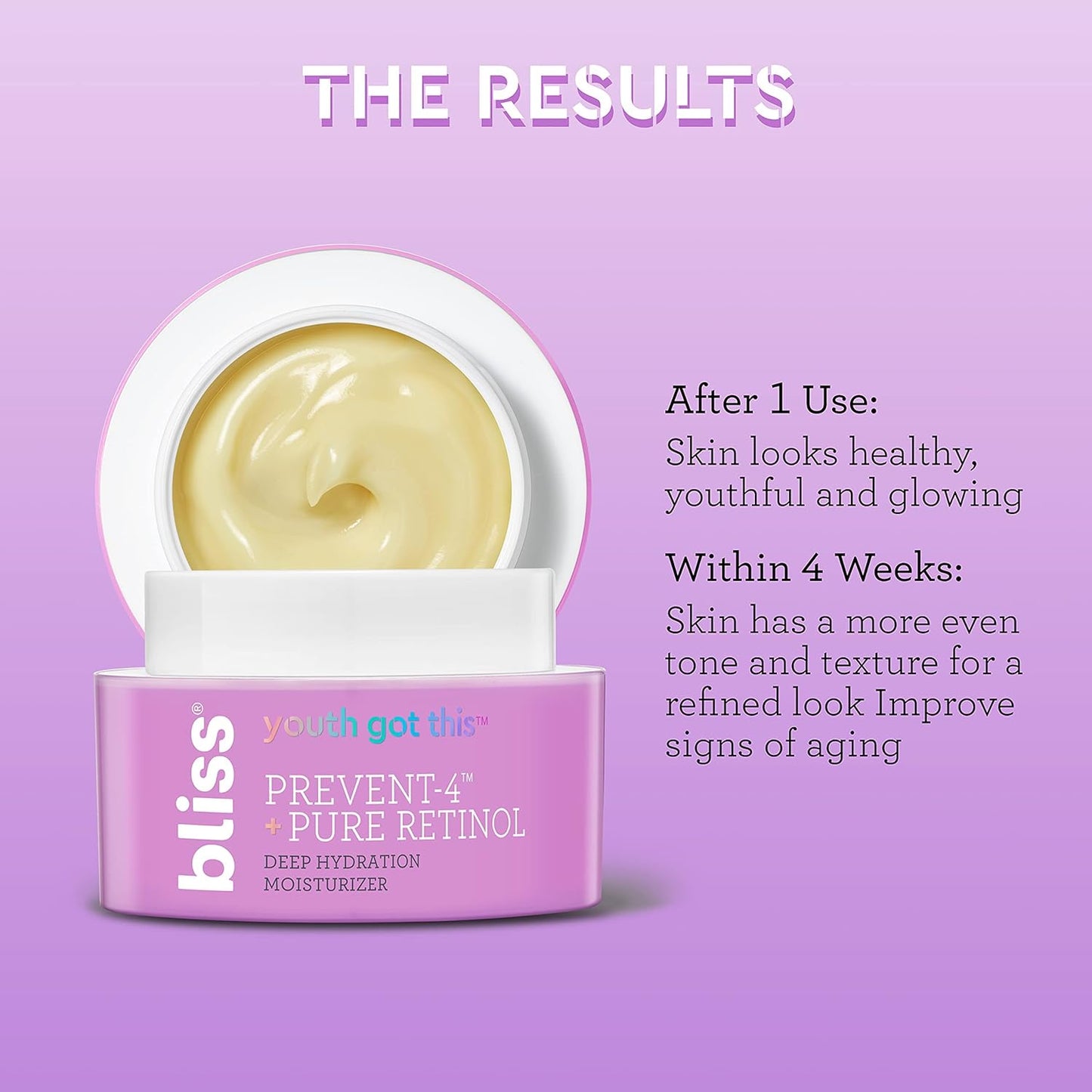 bliss Youth Got This and Pure Retinol Deep Hydration Moisturiser