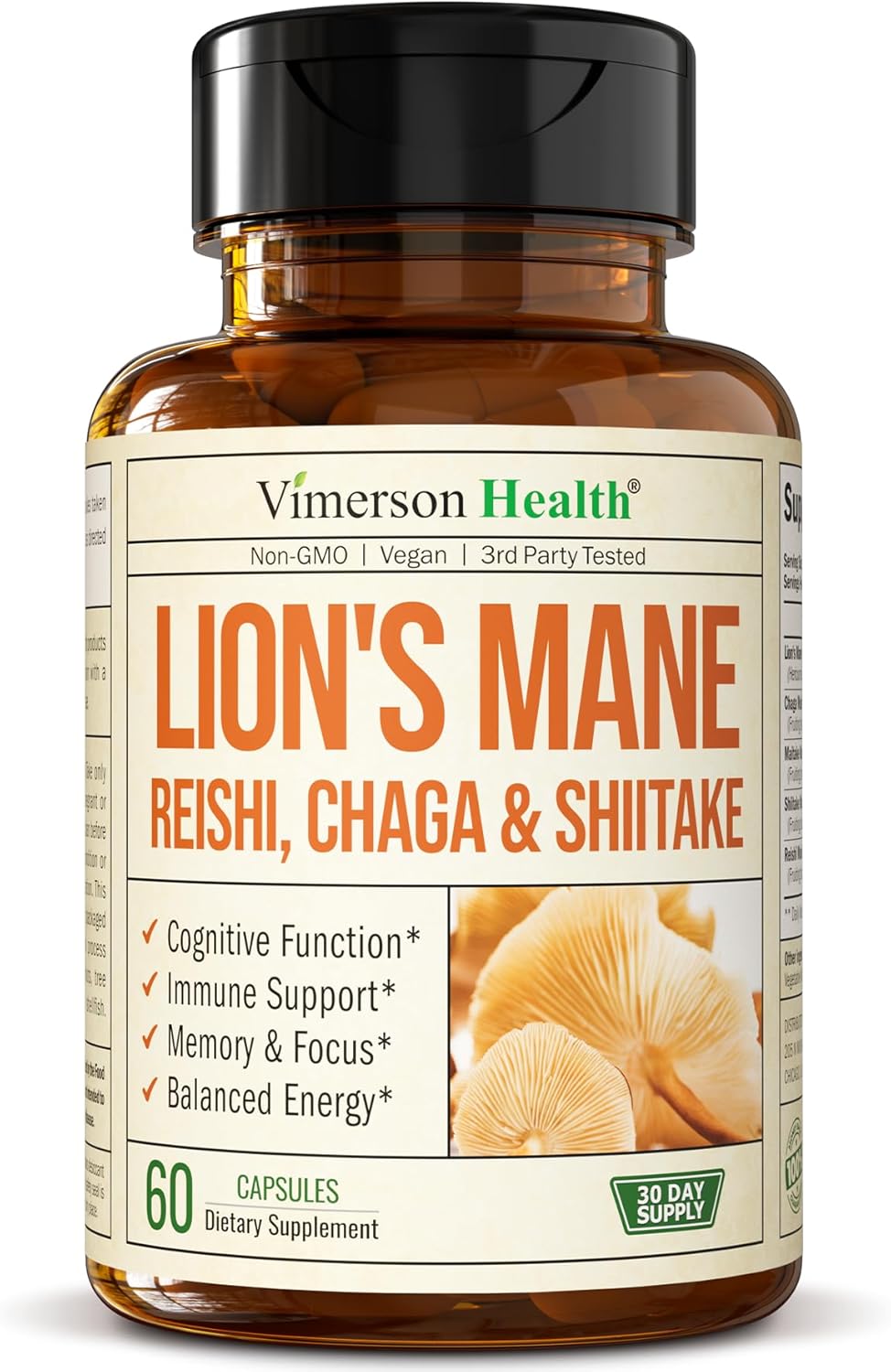 Lions Mane Supplement  - 60 Capsules