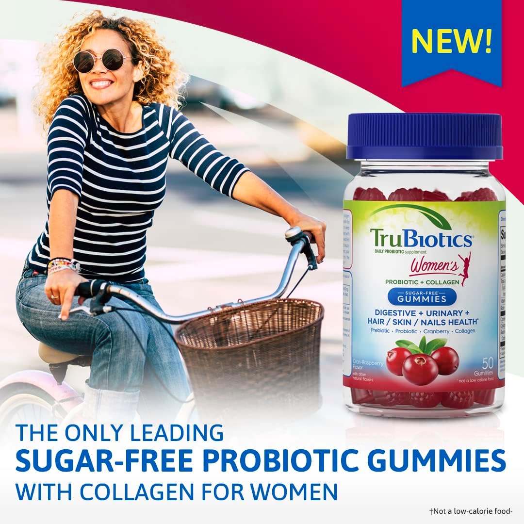 TruBiotics Probiotic Gummies with Collagen for Womens  50 Count