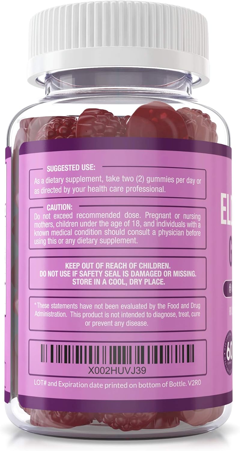 Purely Optimal Premium Elderberry  - 60 Gummies