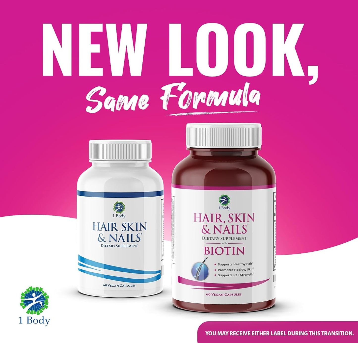 Hair, Skin, and Nails Vitamins 60 capsules