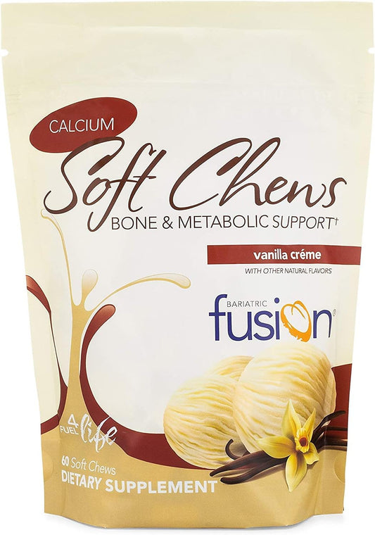 Bariatric Fusion Calcium Citrate & Energy Soft Chew -  60 Count