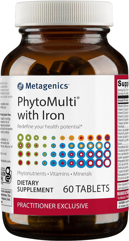 Metagenics PhytoMulti Tablets with Iron  60 Tablets