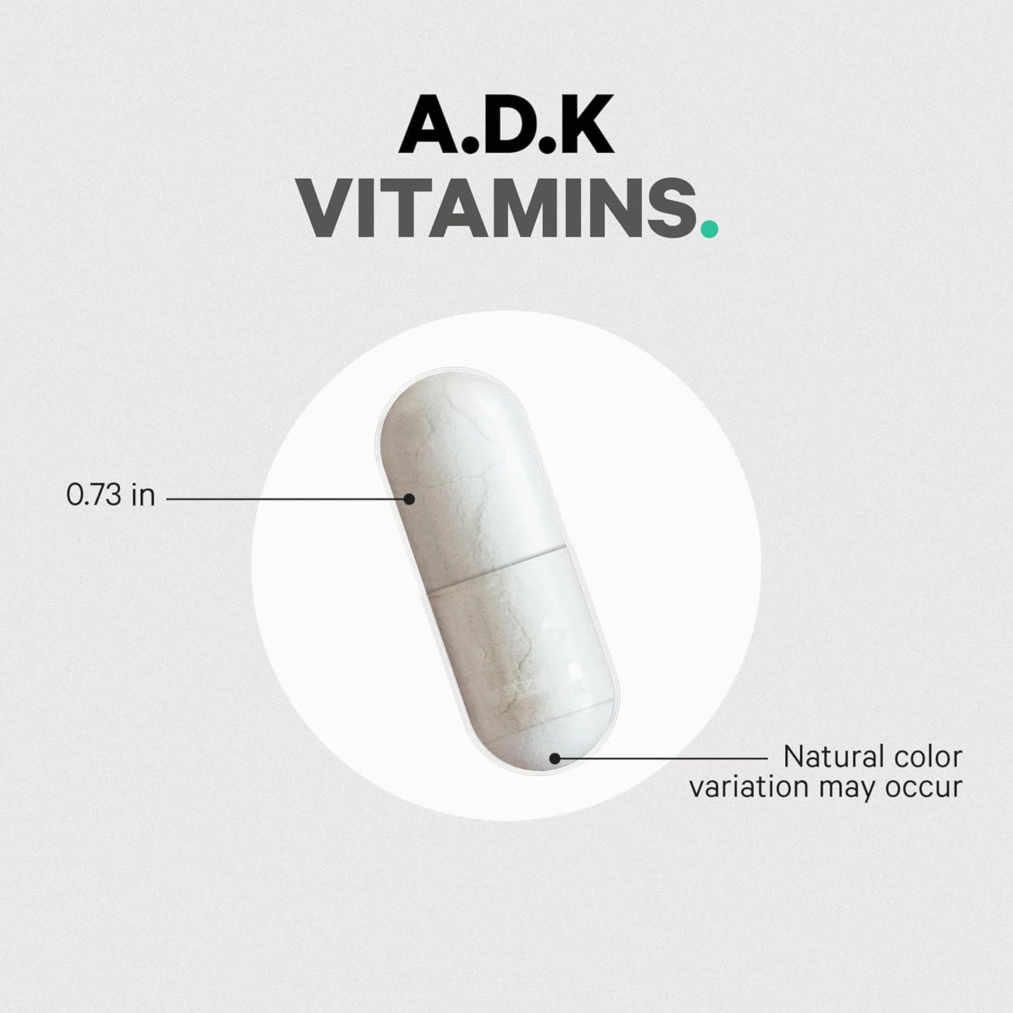 Codeage ADK Vitamins  K1 & K2 Vitamin A 180 Capsules